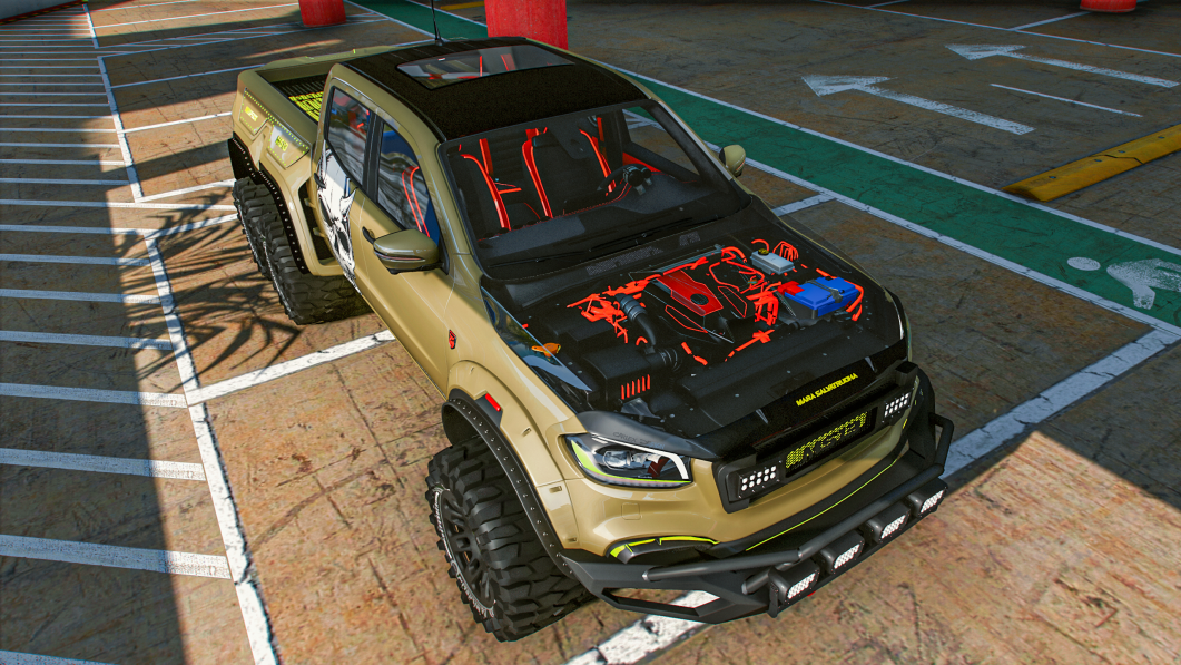 Mercedes Benz x Class MS-13 Gang Edition | Diago