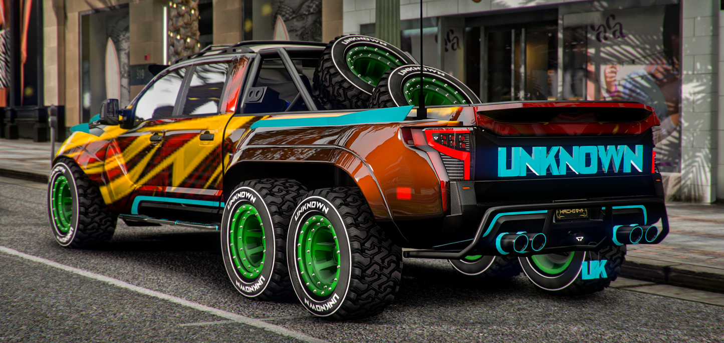 Customs Nissan Titan Widebody 6x6 V2 | Shelby Cars