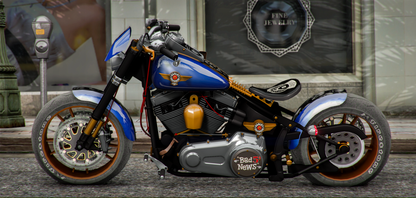 Harley-Davidson Fat Boy Lo Racing Bobber Lost MC Custom | ChOcOsKiZo