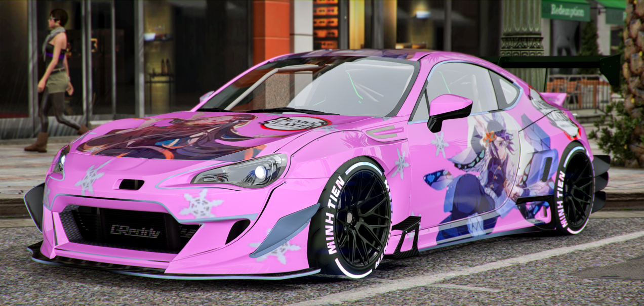 Subaru BRZ Demon Slayer [Dinamic Lights] | Kick Store