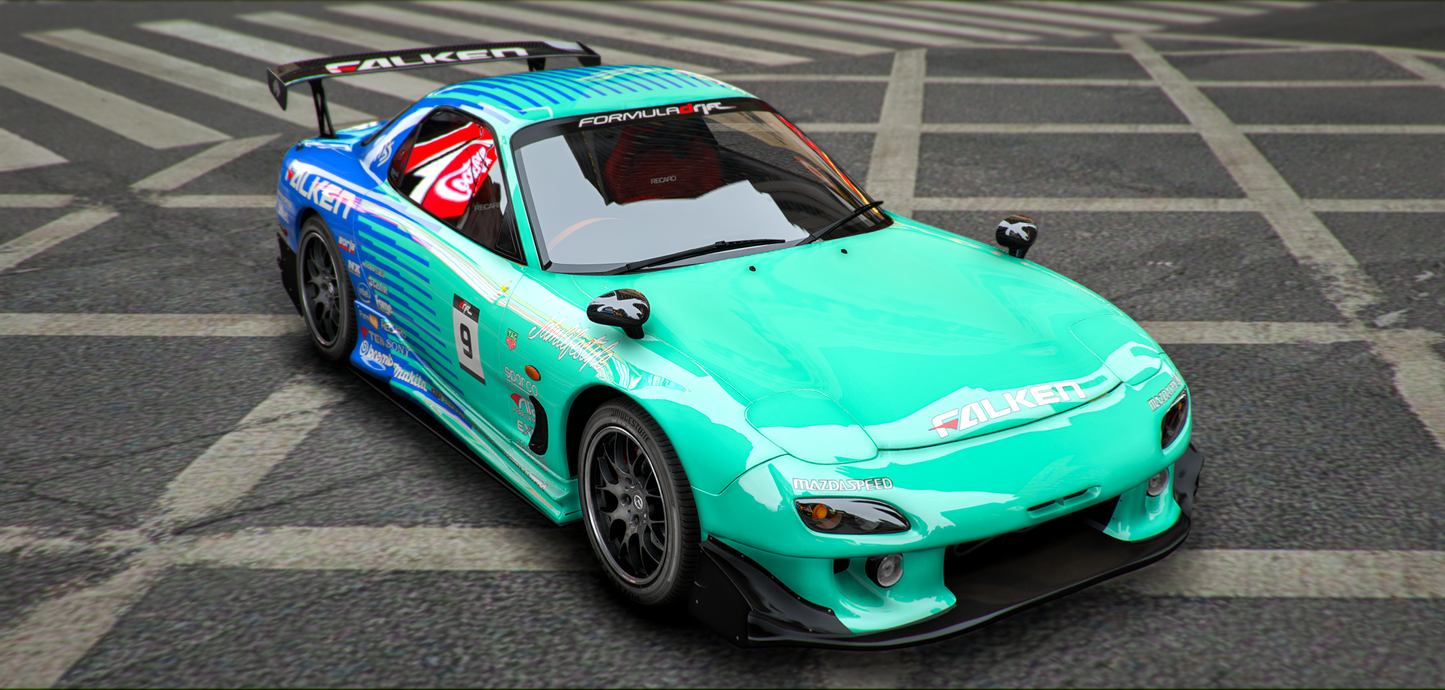 Mazda RX7 FD3s (Tuning Parts + 4 Liveries) | Hashiriya