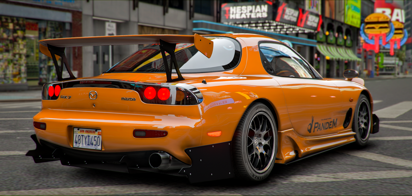Mazda RX7 FD3s (Tuning Parts + 4 Liveries) | Hashiriya
