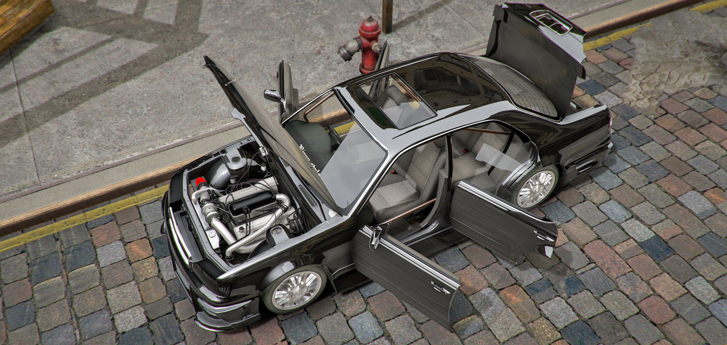 Nissan Cedric Y33 (90+ tuning parts) | Hashiriya