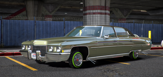 Cadillac Fleetwood 1972 Lowrider | Crazy Customs