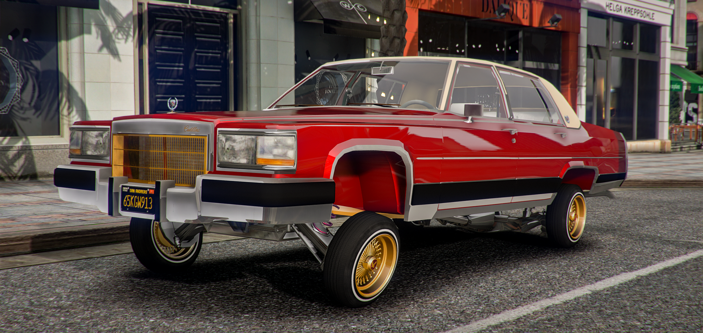 1985 Cadillac Brough Lowrider | Unique Customs