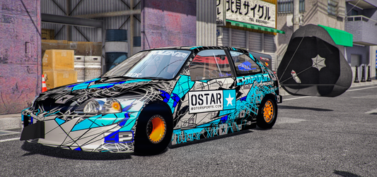 Honda Civic Drag (2 Liveries) | Chapulin