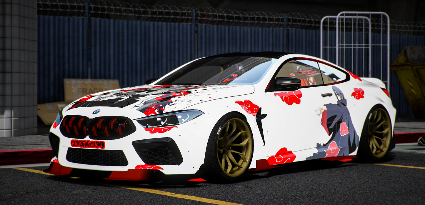 BMW M8 AKATSUKI [Dinamic Lights]