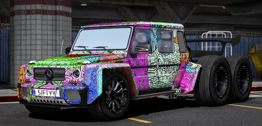 Mercedes G63 6x6 Demon (6 Liveries)