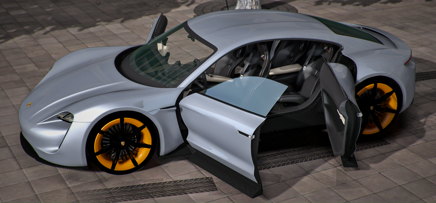 Porsche 2015 Mission R Hybrid Concept | D3D