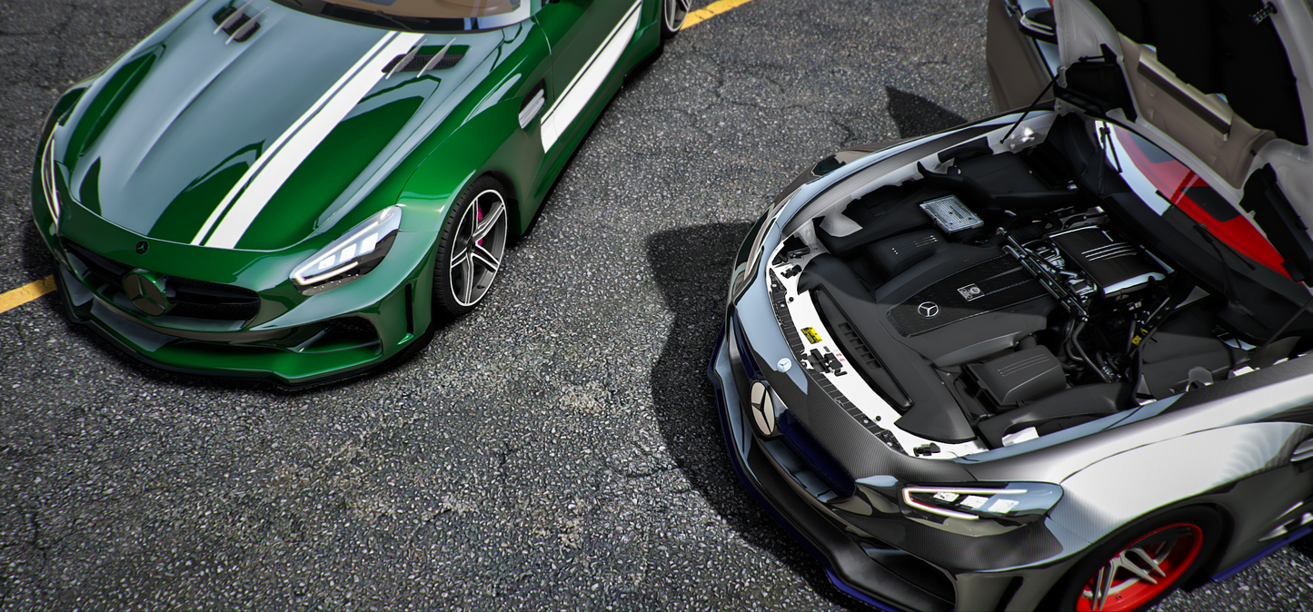 2020 Mercedes AMG GTS Prokop Widebody 2 Pack Carbon Body Paint Body | Nukem Customs