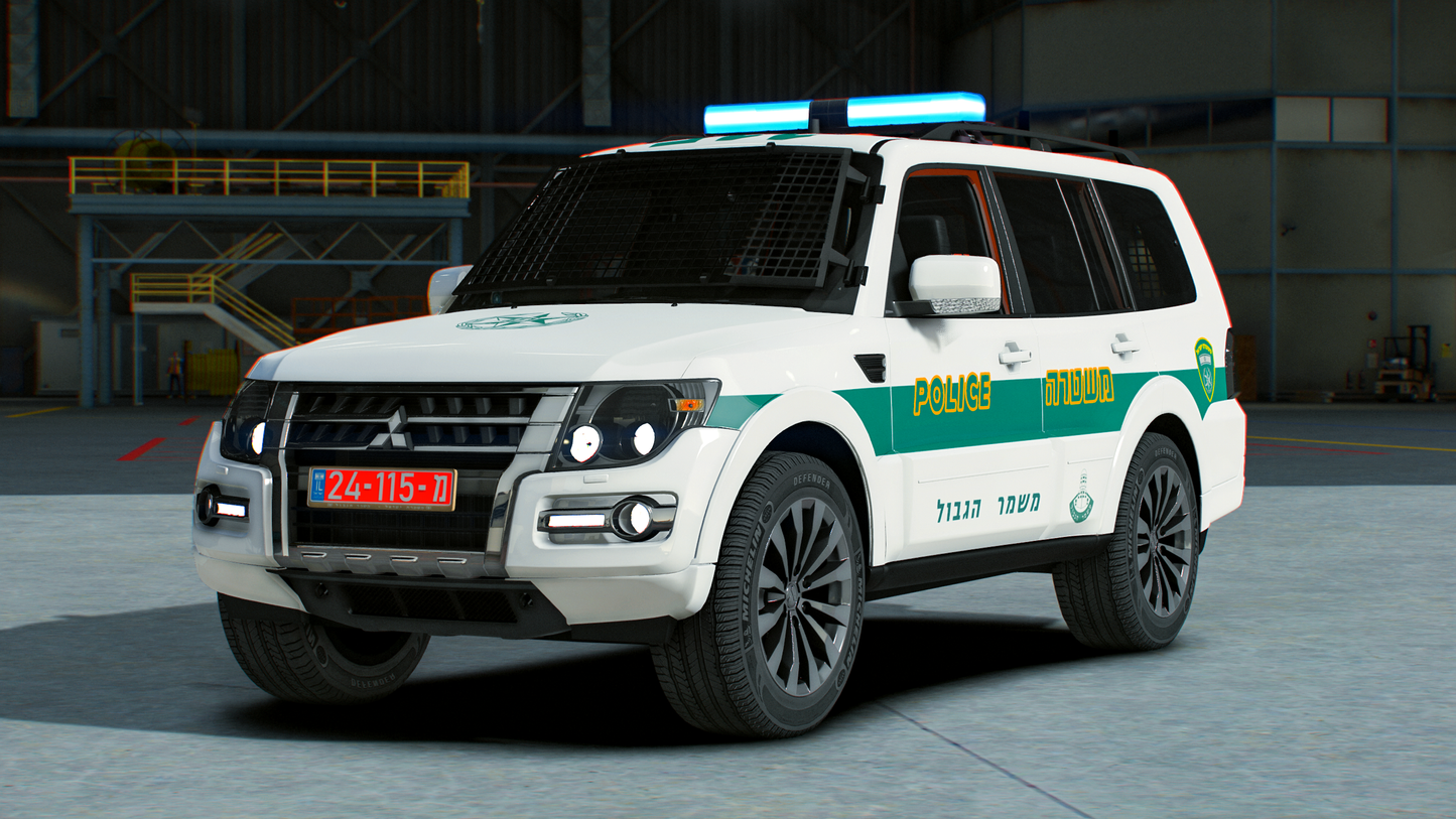 Mitsubishi Pajero 2016 Israeli Border Police | MgTy