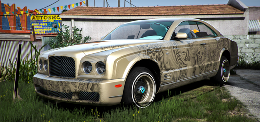 (Debadged) Bentley Brooklands Lowrider | Owl Frost
