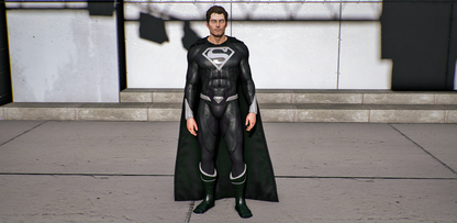 Superman - Black Suit - Rebirth(Custom)