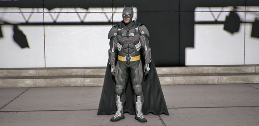 Batman Insurgent Suit + Kryptonite Gauntlets (Injustice 2)