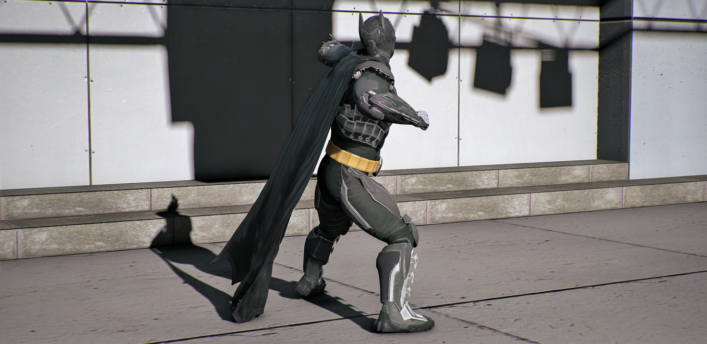 Batman Insurgent Suit + Kryptonite Gauntlets (Injustice 2)