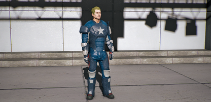 Captain America (Custom Battle Armour)