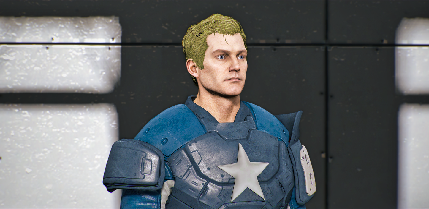 Captain America (Custom Battle Armour)