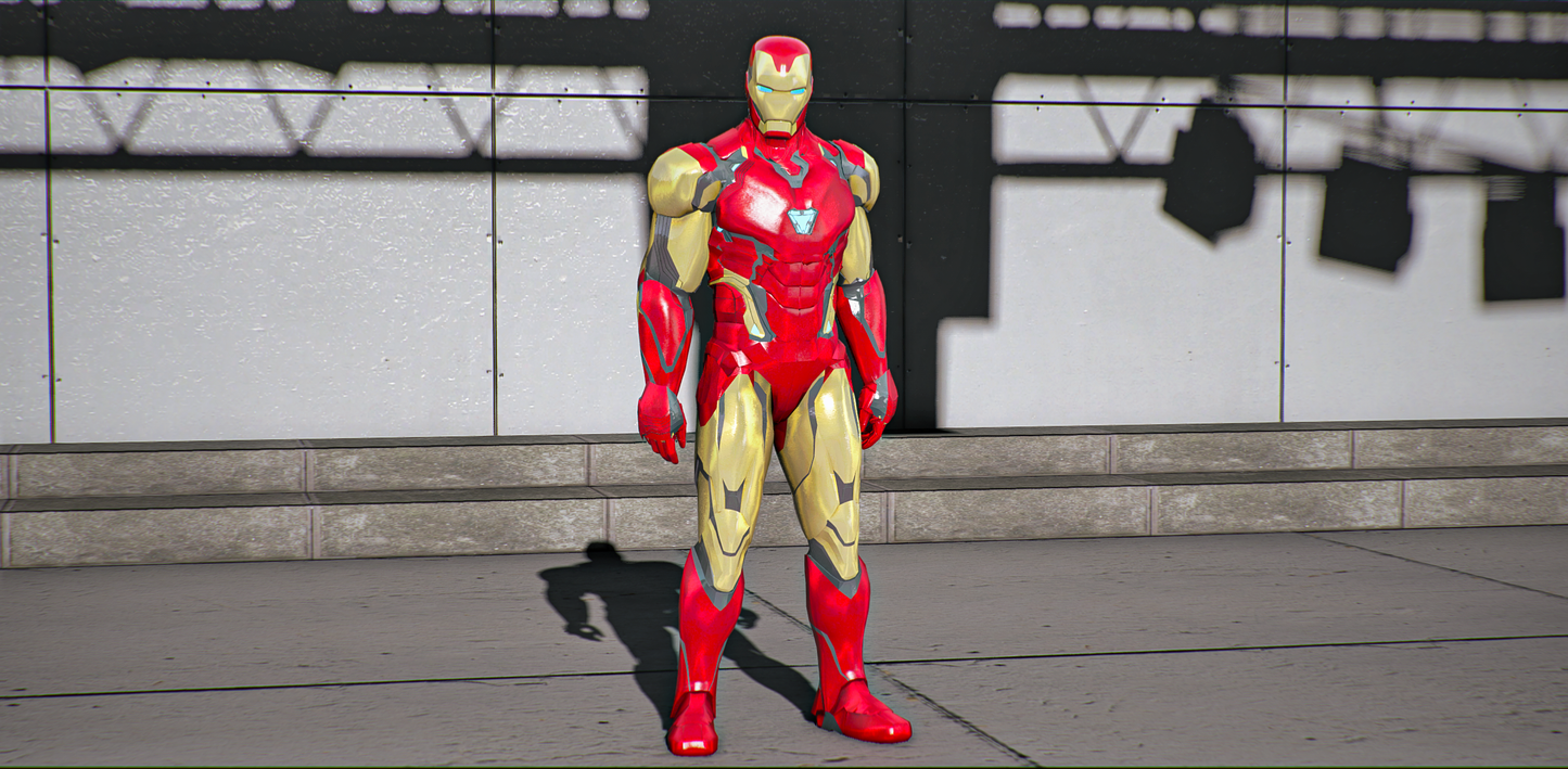 Iron Man Mark 85 + Tony Stark Togglable Head