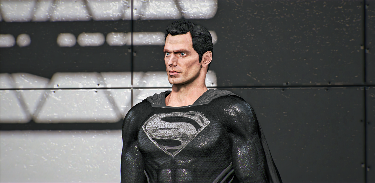 Superman Black Suit (JL Snyder Cut V3)