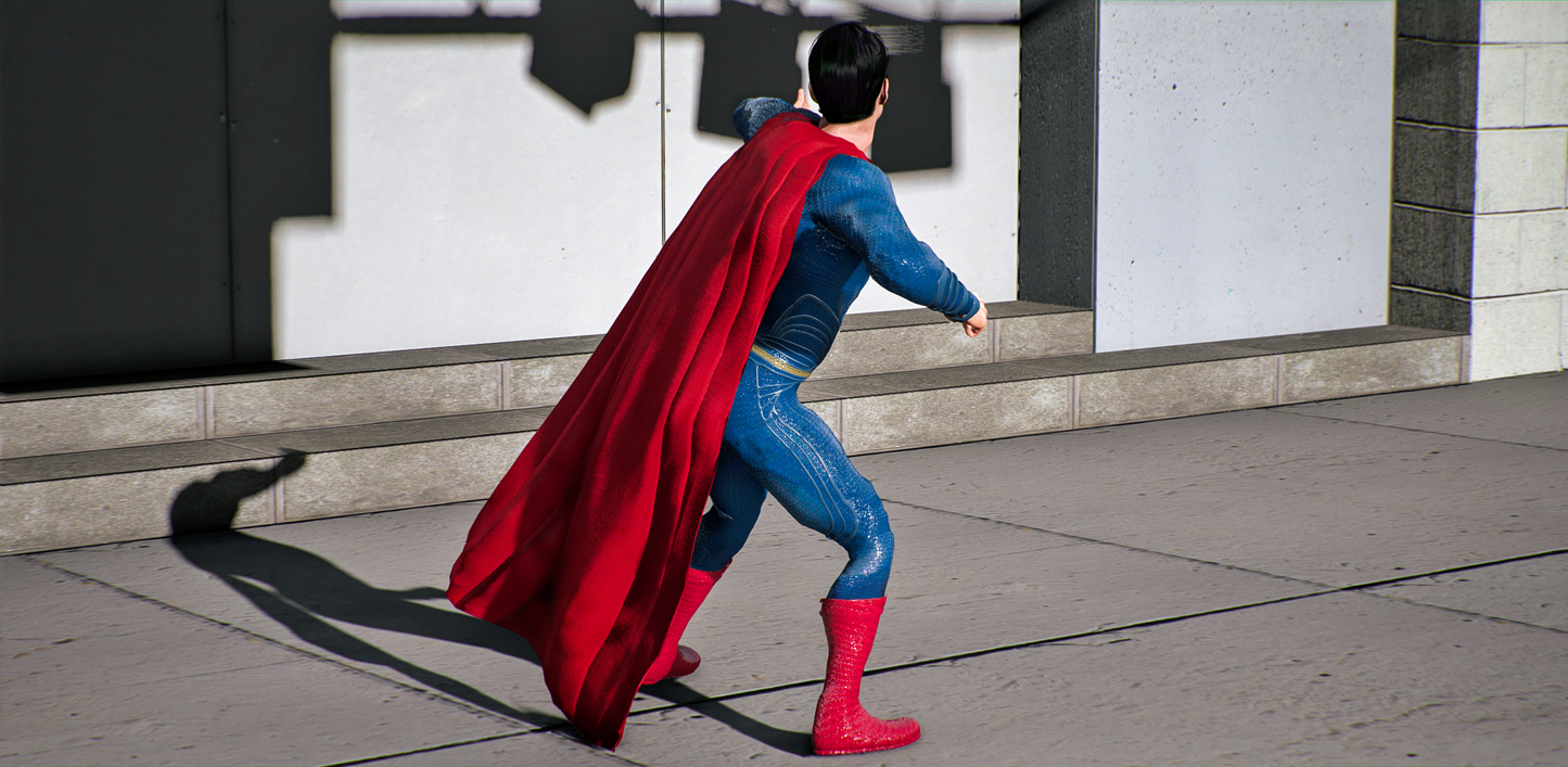 Superman V3 (Justice League) (Added SHAZAM BELT)