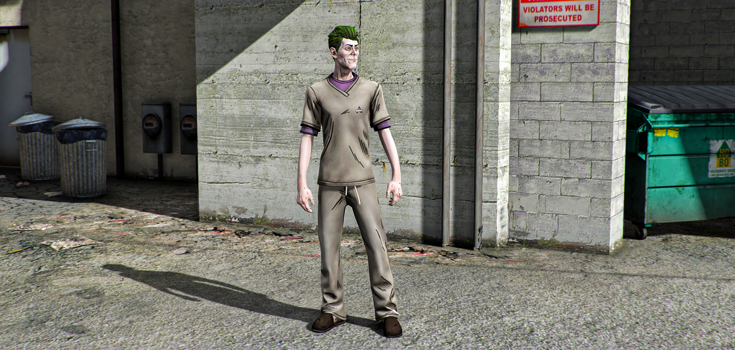 Joker Arkham Uniform