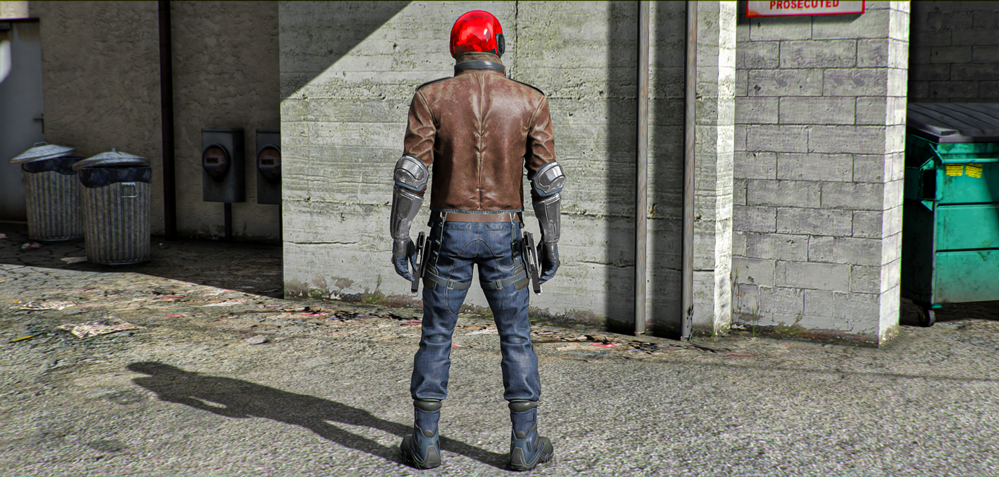 Red Hood - Togglable Helmet
