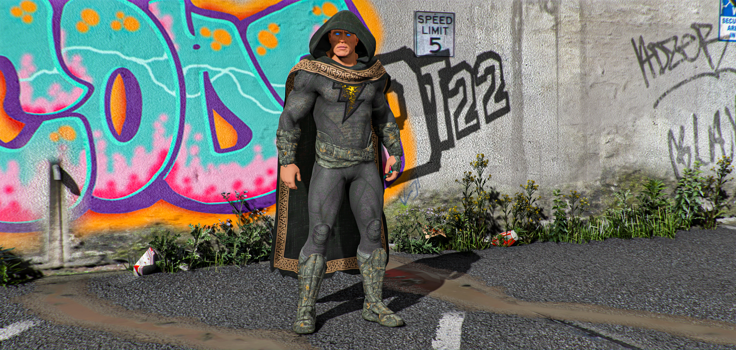 Black Adam + Cape