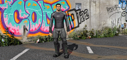 Bruce Wayne Suit Off