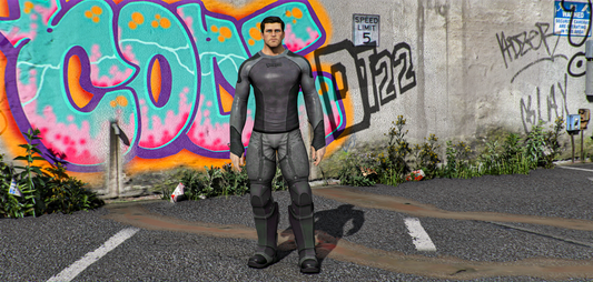 Bruce Wayne Suit Off