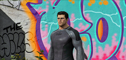 Bruce Wayne Suit Off