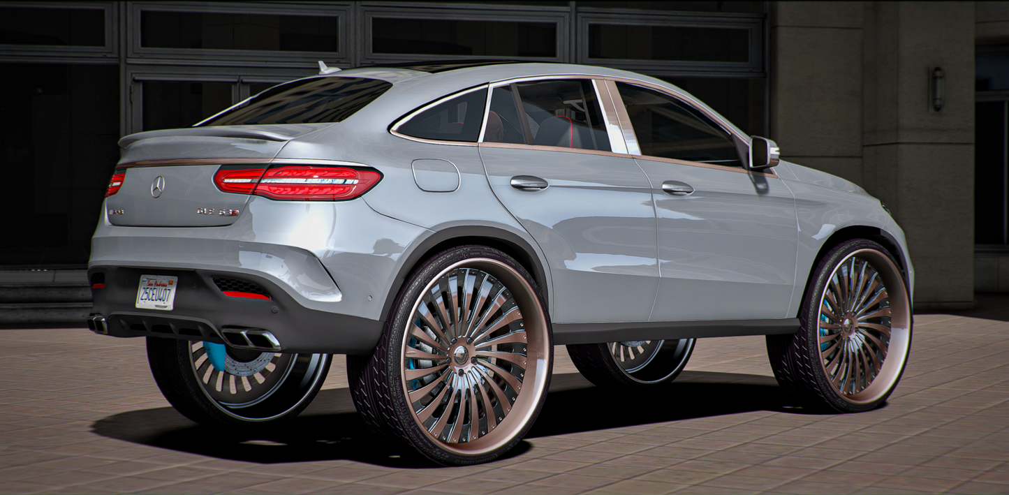 (Debadged) Mercedes GLE on 34s