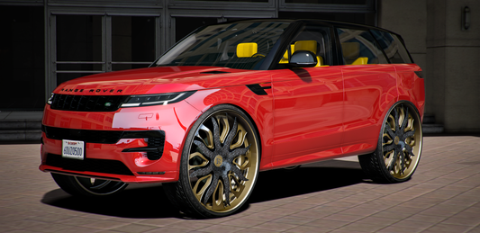 (Debadged) Range Rover Sport on Diamond Wheels Donk | GZ Customs