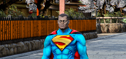 Calvin Ellis Superman (Custom Comics Version)
