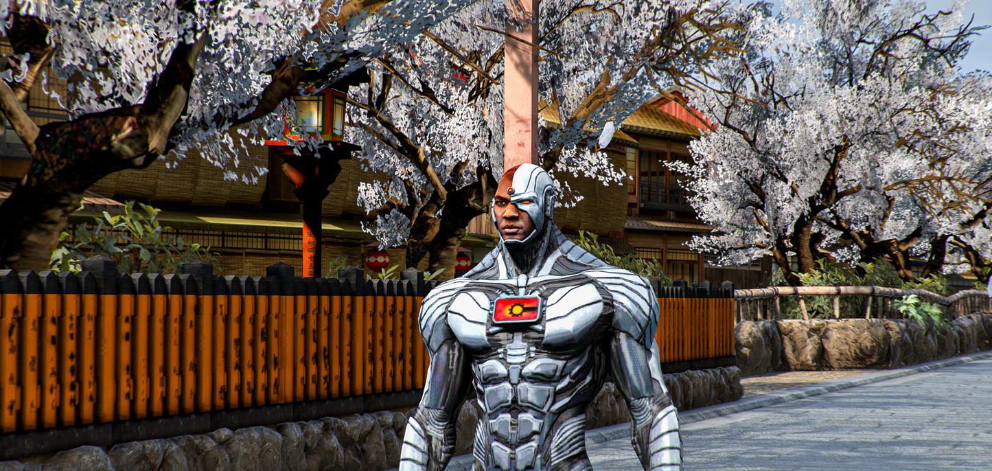 Cyborg (DC Unchained) Metallic + Emissive Effects