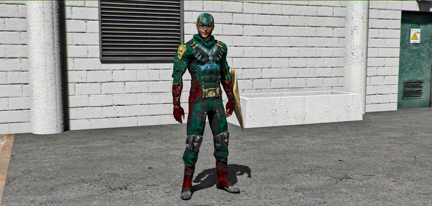 Soldier Boy Toggable Shield + Helmet (The Boys)