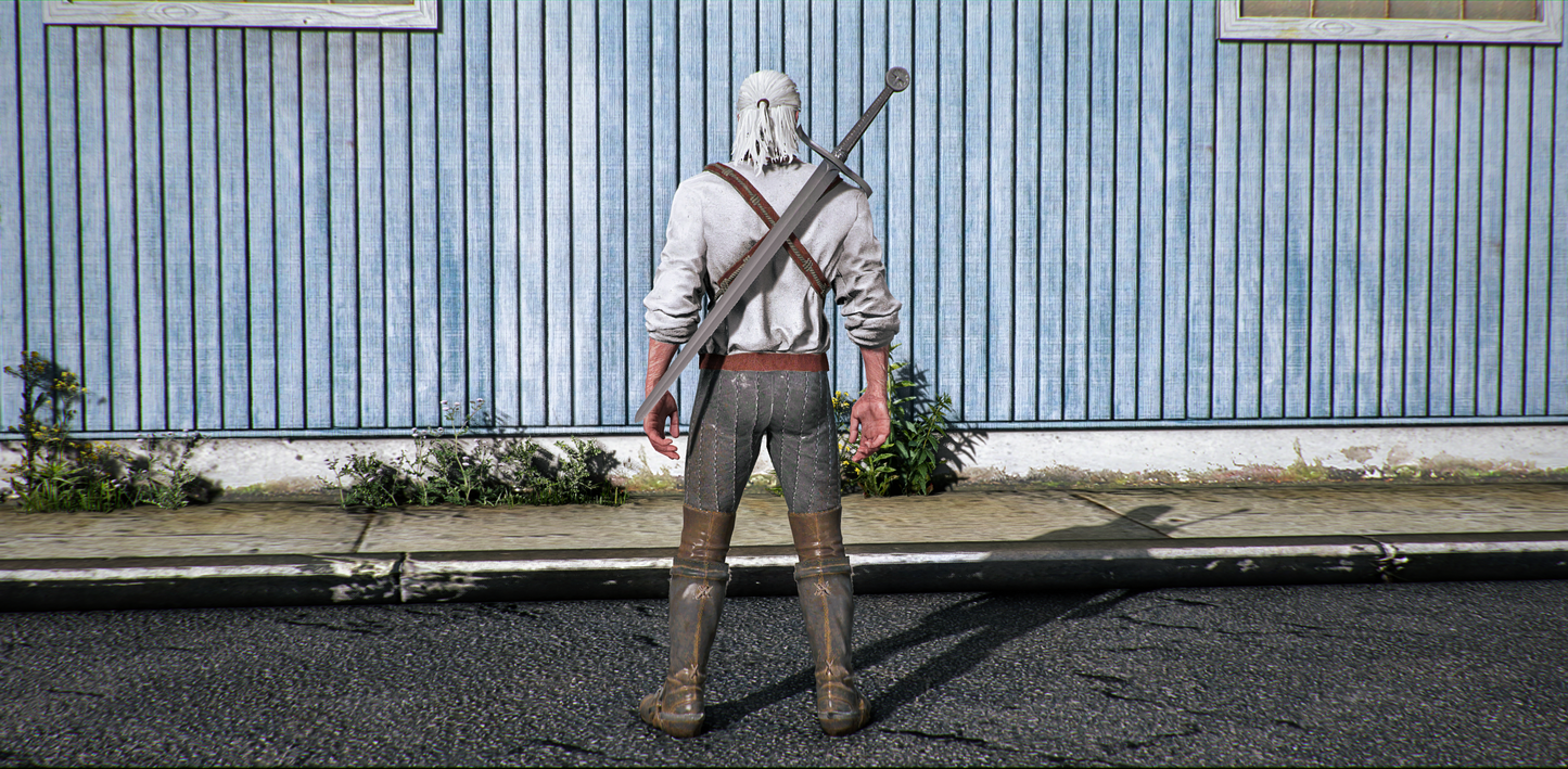 Geralt of Rivia Shirt Suit (The Witcher 3 Wild Hunt)