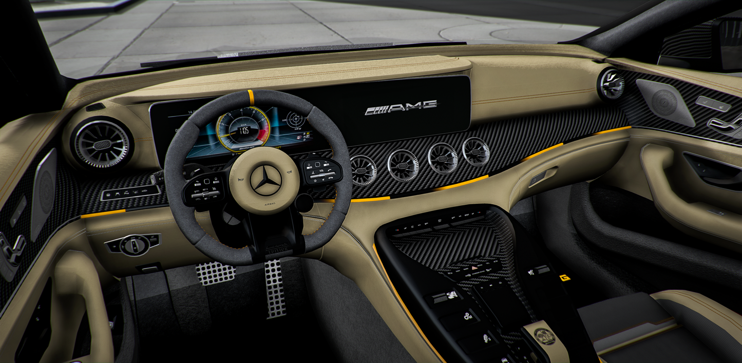 Custom Animated Mercedes Benz GT 63S On Ruccis [Animated Lights]