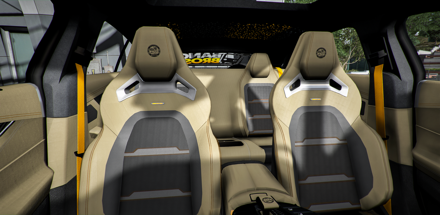 Custom Animated Mercedes Benz GT 63S On Ruccis [Animated Lights]