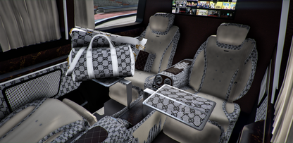 Custom Mercedes Maybach Sprinter with Gucci interior | Krazy Customs