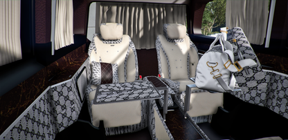 Custom Mercedes Maybach Sprinter with Gucci interior | Krazy Customs