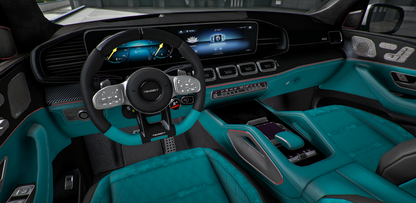 (Debadged) Mercedes GLE63 on 24s anim sunroof v2 | GZ Customs