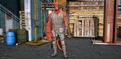 Hellboy No Jacket (Injustice 2)