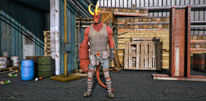Hellboy No Jacket (Injustice 2)