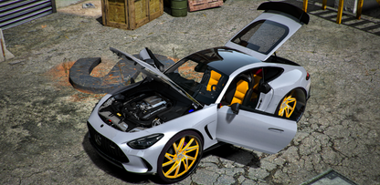(Debadged) AMG GT 2024 Donk [Animation sunroof] | GZ Customs