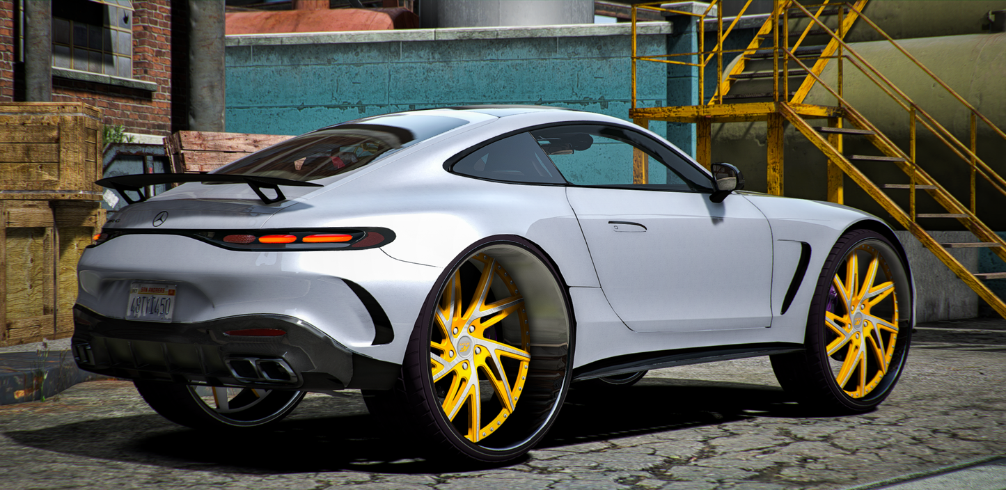 (Debadged) AMG GT 2024 Donk [Animation sunroof] | GZ Customs