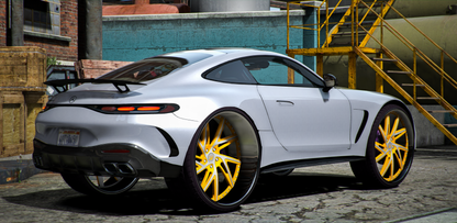 (Debadged) AMG GT 2024 Donk [Animation sunroof] | GZ Customs