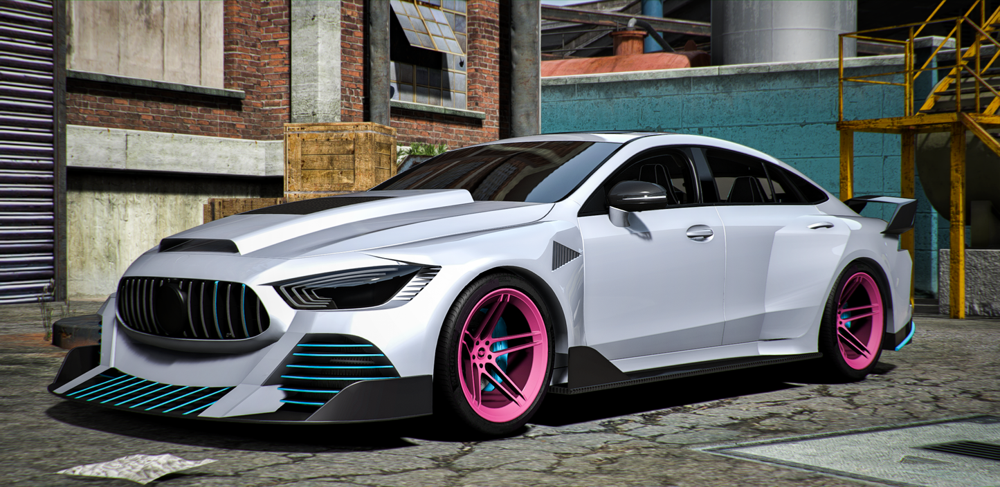 (Debadged) Mercedes GT63S AMG Custom Widebody