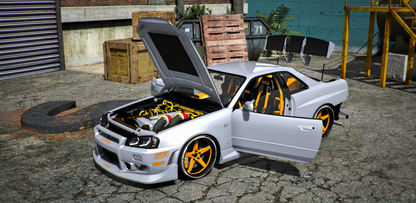 Nissan Skyline R-34 Twinturbo