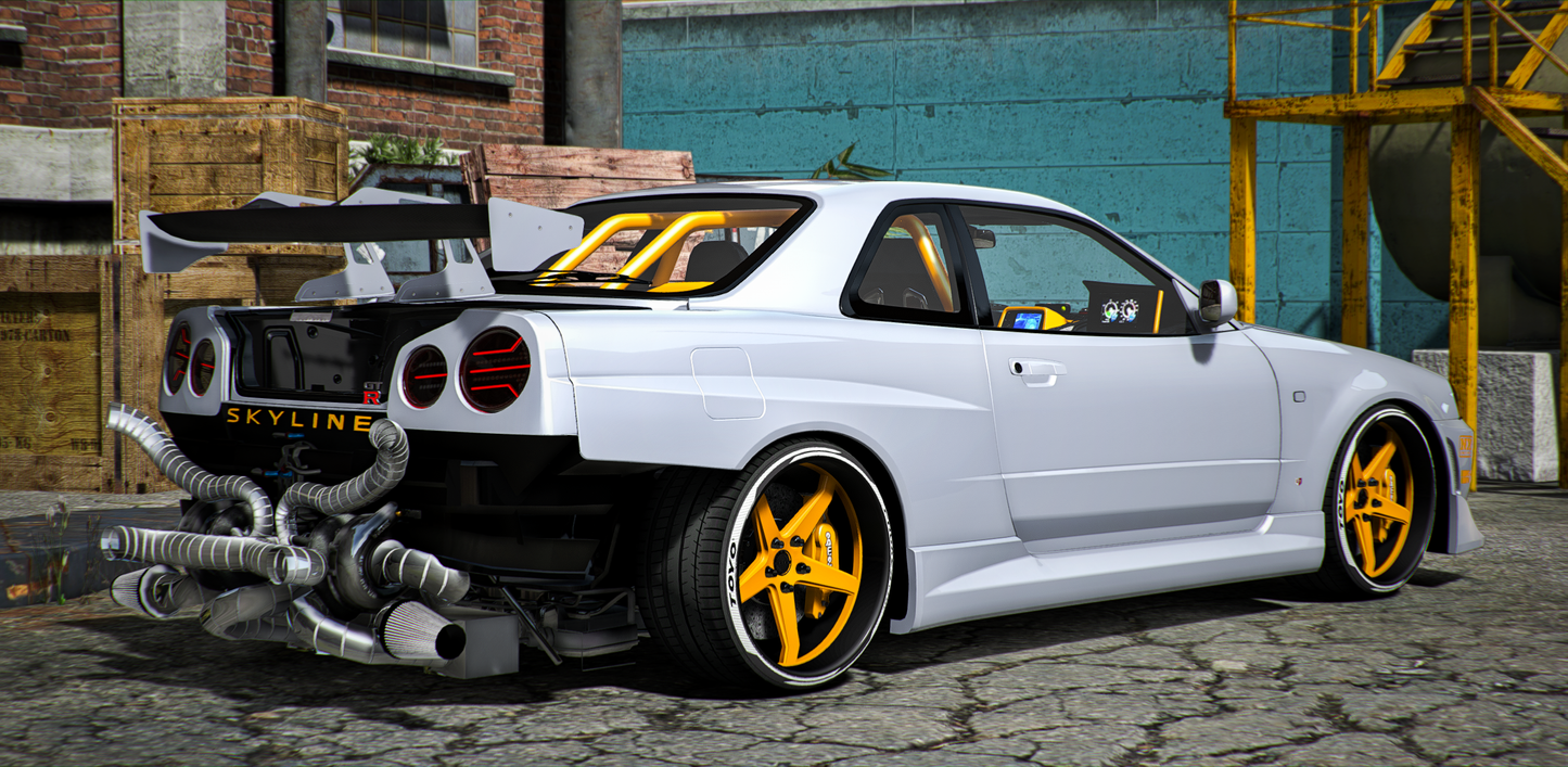 Nissan Skyline R-34 Twinturbo