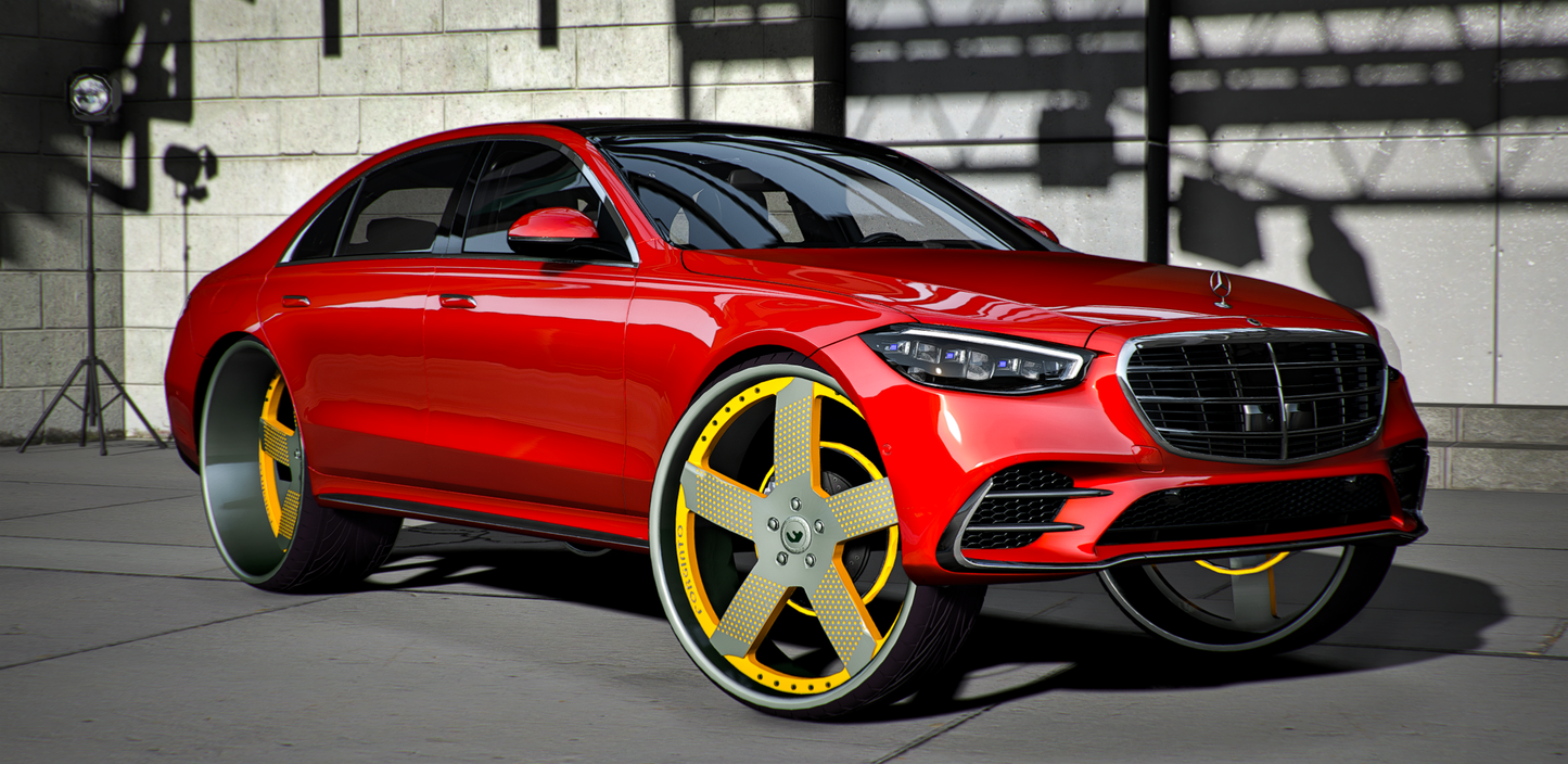 (Debadged) Mercedes S500 W223 Donk [Animation sunroof] | GZ Customs